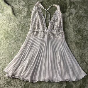 Y2K White Lace Lingerie Babydoll